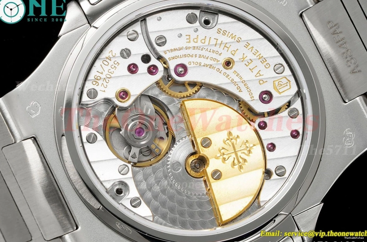 Nautilus 5740 40mm A240 Stk SS SS GRF White 0307